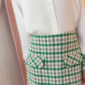 Set skirt & blouse Isalynn green