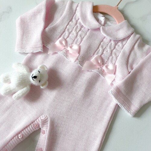 Baby Playsuit Noé pink