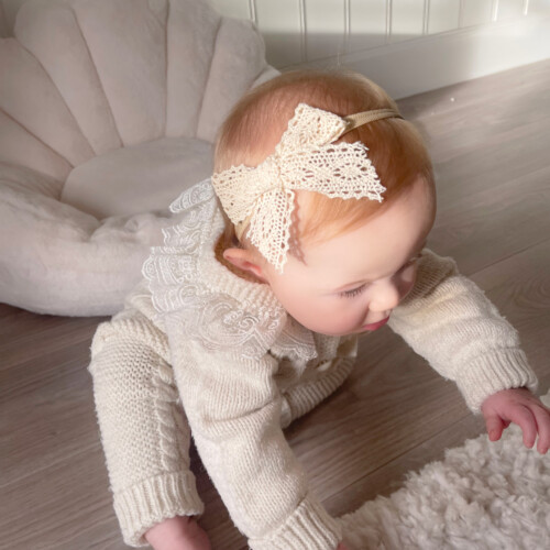 Baby Hairband Big Lace Bow