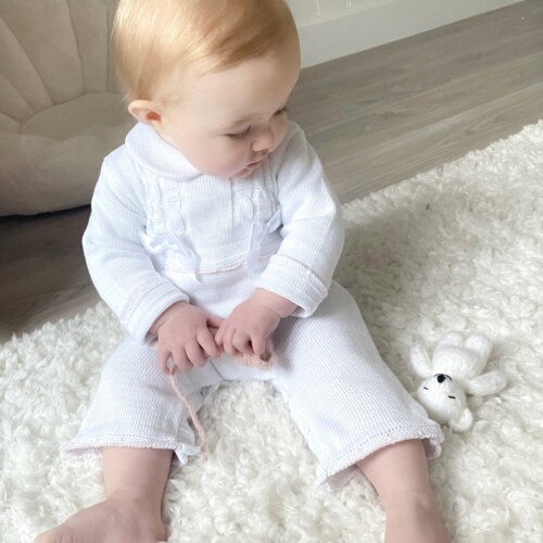 Baby Playsuit Noé white