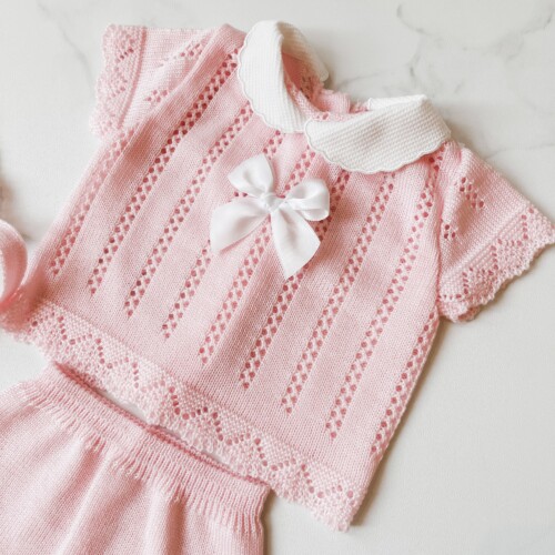 Knit Set Cozette light pink
