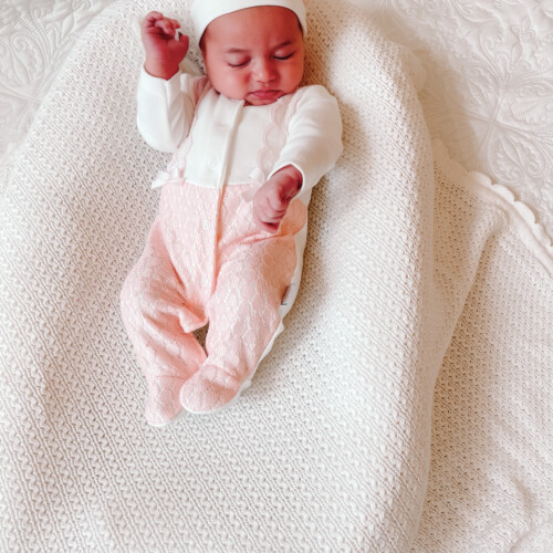 Newborn giftset Anaïs light pink