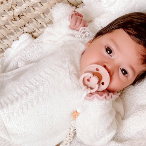 Knitted Romper Manon ivory