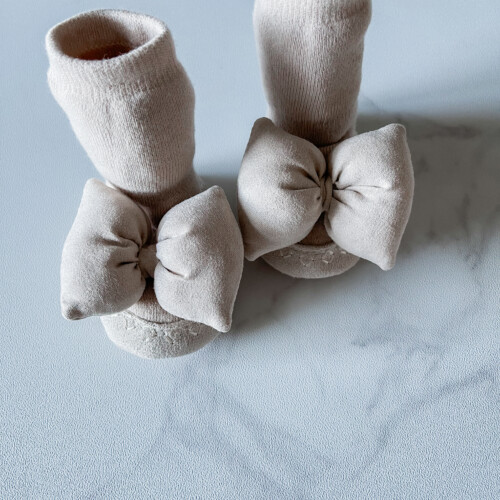 Slippers Bow beige